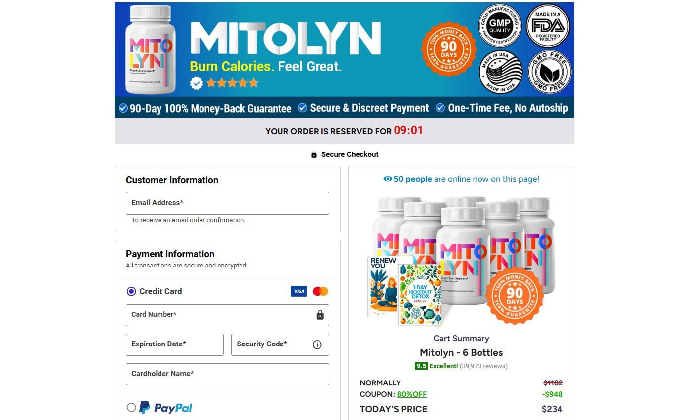 Mitolyn Order Page